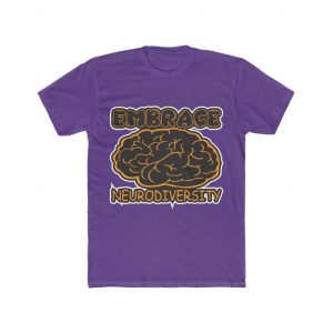 Embrace Neurodiversity - Men's Cotton Crew Tee