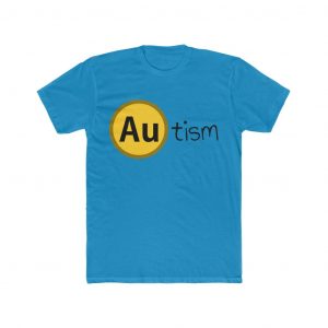 Golden Autism - Men's Cotton Crew Tee