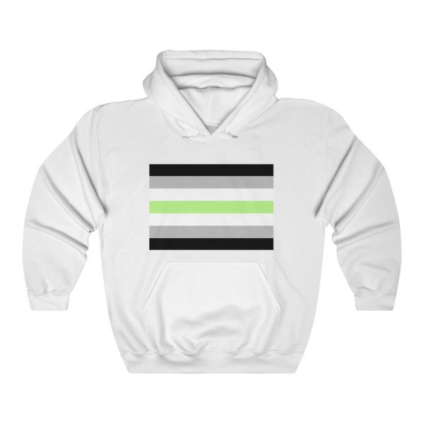 Agender - Unisex Heavy Blend™ Hooded Sweatshirt - Image 3