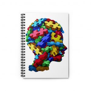 Puzzle Head Spiral Notebook
