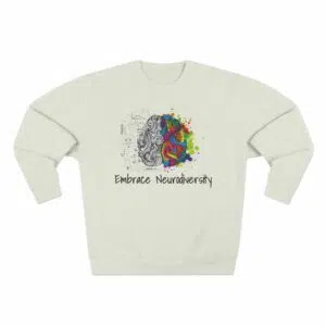 Embrace Neurodiversity - Unisex Crewneck Sweatshirt