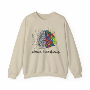 Embrace Neurodiversity - Unisex Heavy Blend™ Crewneck Sweatshirt