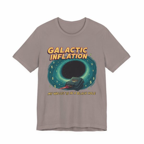 Galactic Inflation - Retro Space Theme Unisex Tee - Image 4