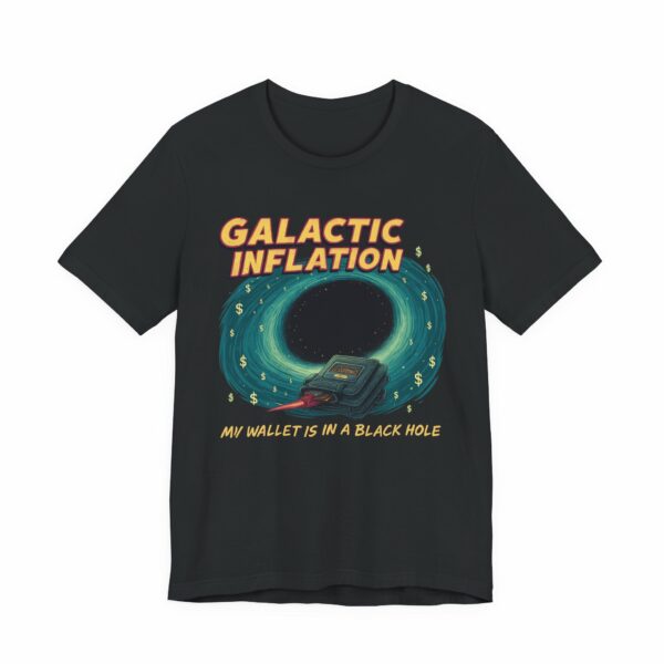 Galactic Inflation - Retro Space Theme Unisex Tee - Image 6