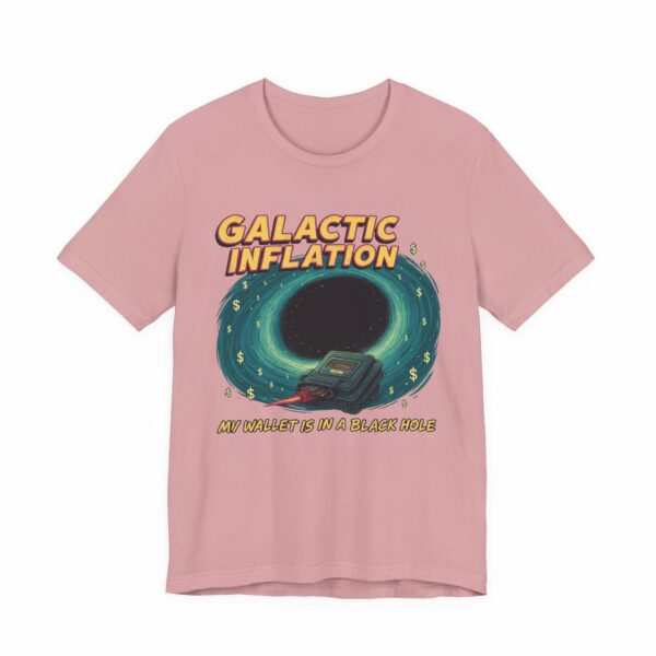 Galactic Inflation - Retro Space Theme Unisex Tee - Image 12