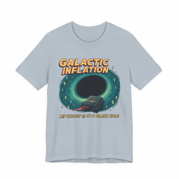 Galactic Inflation - Retro Space Theme Unisex Tee - Image 11